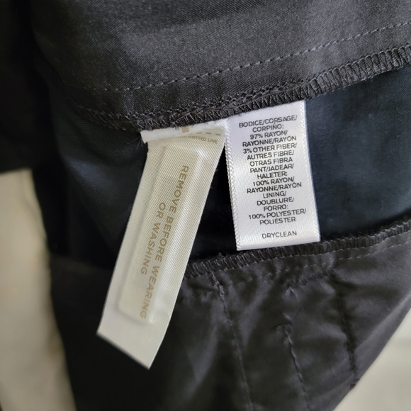 Loft Sleeveless Gold Shimmer Romper, Size 2 - Picture 11 of 11